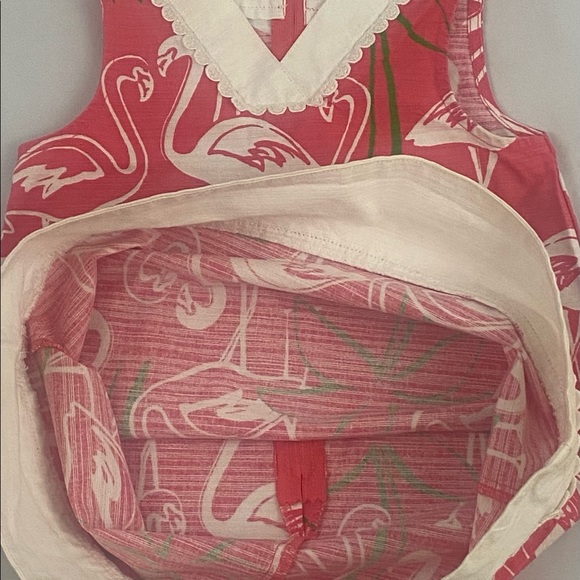 Gymboree Coral Flamingo Shift Dress Size 4 - Picture 5 of 12